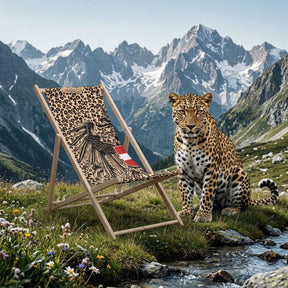 Leo Österreich Adler Liegestuhl - Leoparden Trend-Design