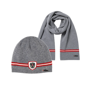Österreich Merino Mütze & Schal Set