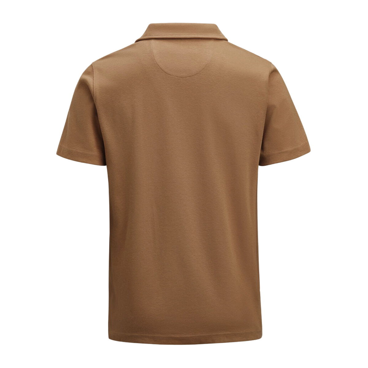 Modernes Polo Shirt braun Herren #Farbe_Cognac