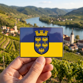 Niederösterreich Flagge Sticker