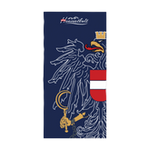 Österreich Adler Badetuch Mikrofaser dunkelblau