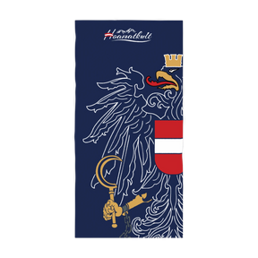 Österreich Adler Badetuch Mikrofaser dunkelblau