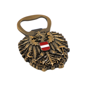Österreich Adler Bieröffner gold