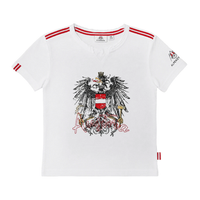 Österreich Adler Kinder T-Shirt - Weiss