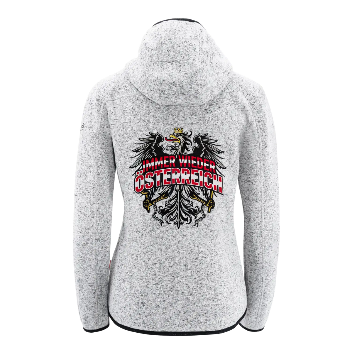 Österreich Adler Fußball Jacke hellgrau #Farbe_Hellgrau