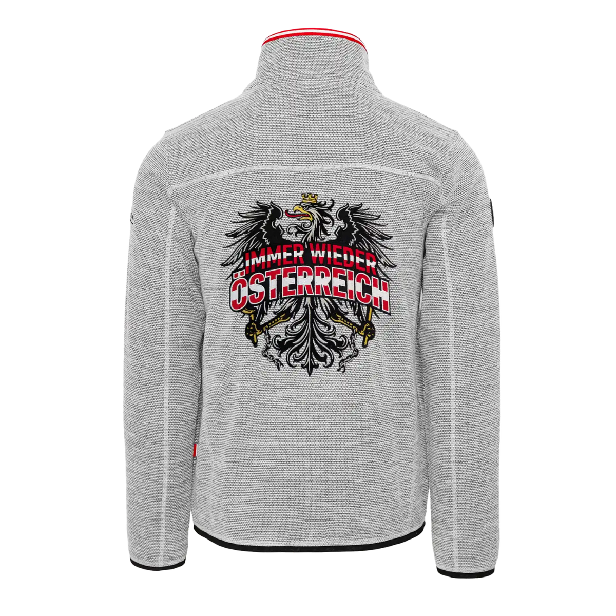 Österreich Adler Fußball Jacke Herren #Farbe_Hellgrau