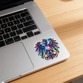 Österreich Adler Holographic Sticker Laptop