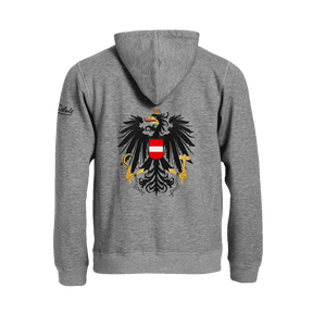 Österreich Adler Hoodie (Stick beidseitig)