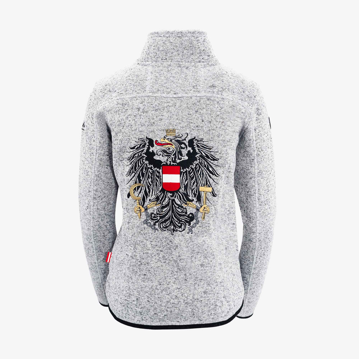 Österreich Adler Jacke ohne Kapuze kaufen #Farbe_Hellgrau