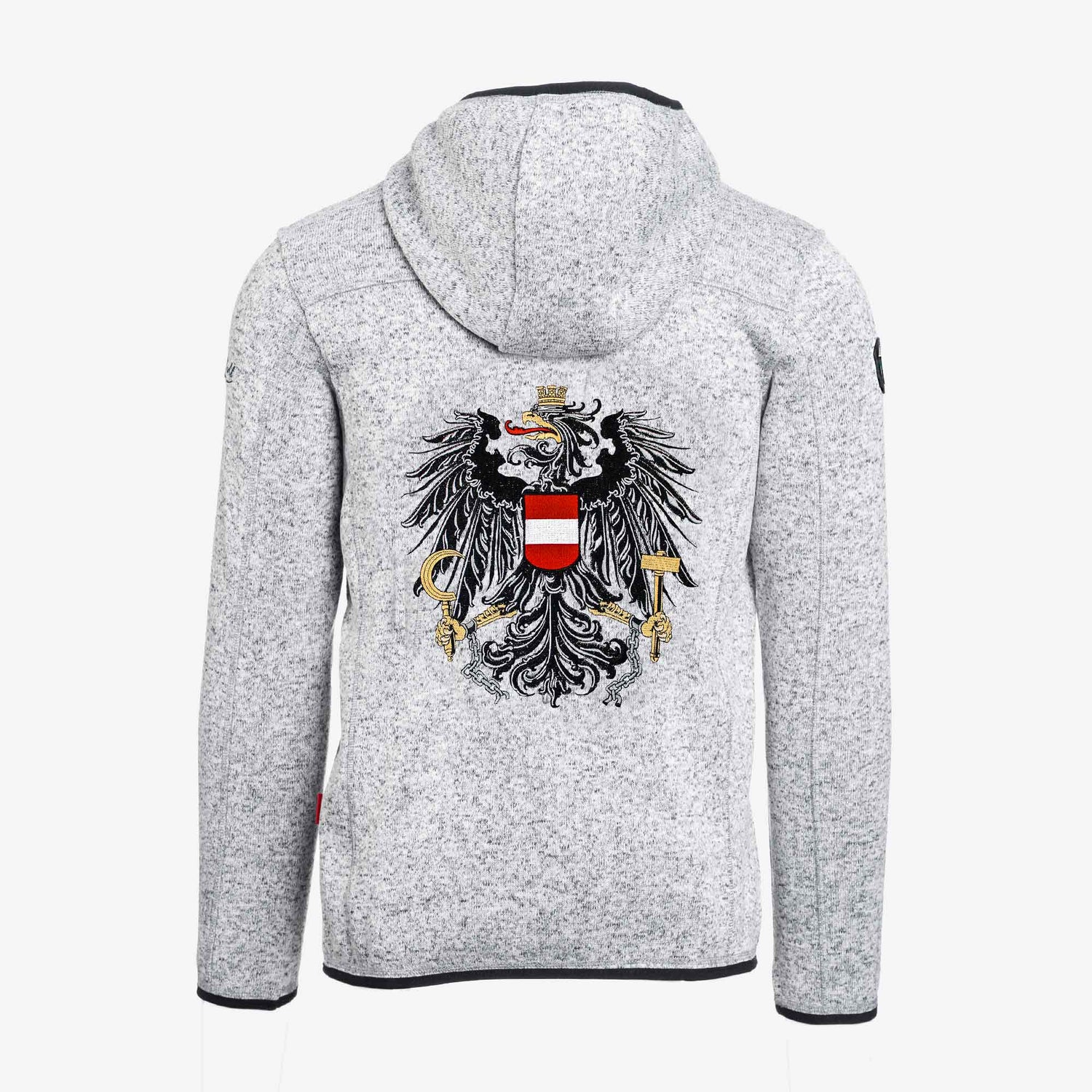 Österreich Kultjacke mit Kapuze Hoamatkult Strickfleece Jacke kaufen ...