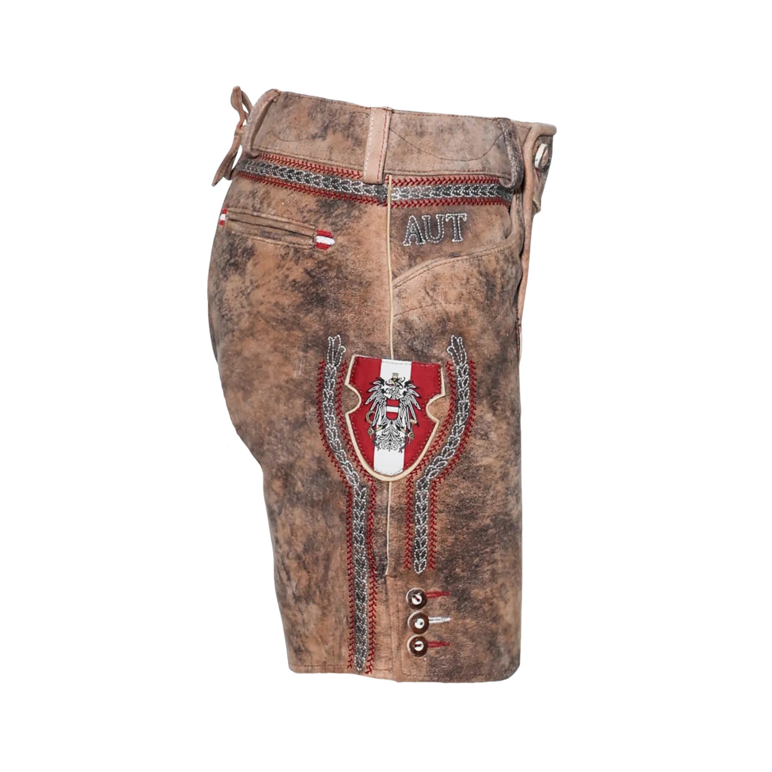 Österreich Adler Lederhose Vintage Damen