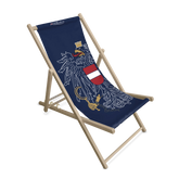 Österreich Adler Liegestuhl dunkelblau
