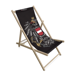 Österreich Adler Liegestuhl schwarz
