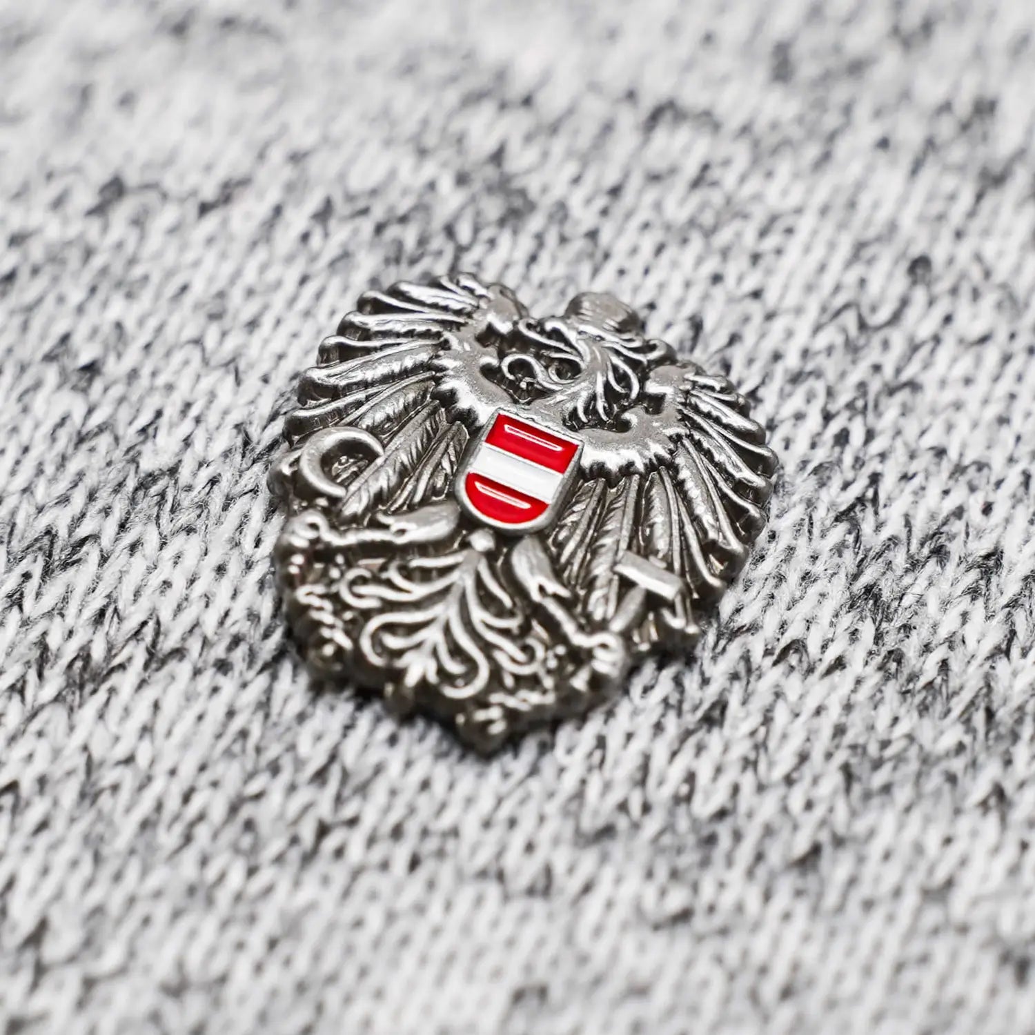 Österreich Adler Pin Silber Anstecknadel