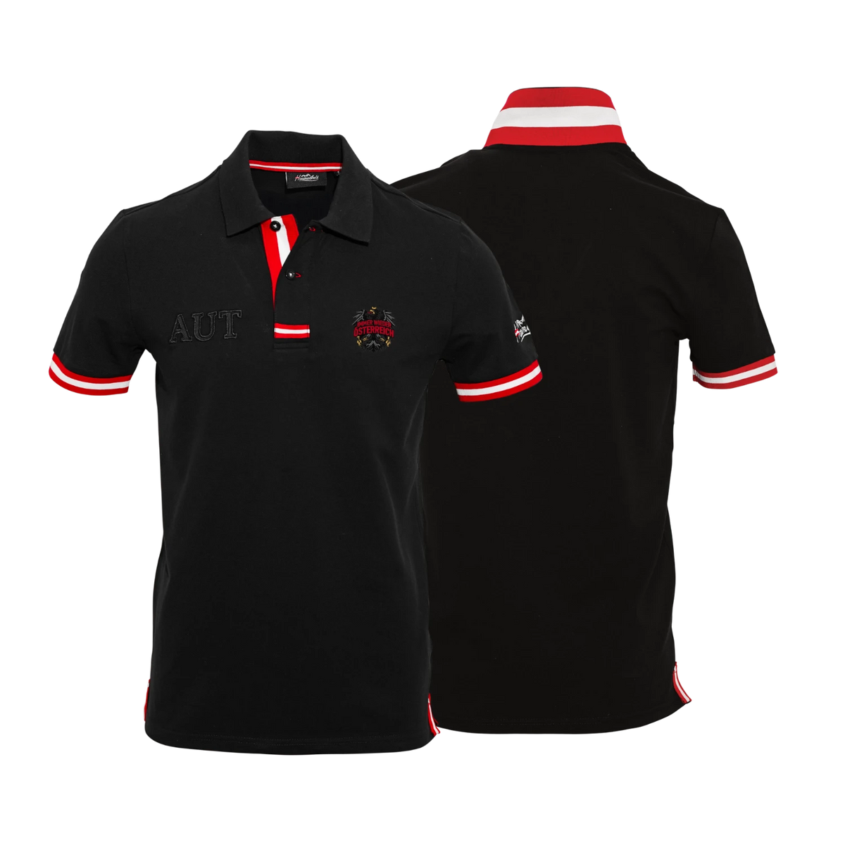 Österreich Adler Polo Shirt Herren #Auswahl_Ohne Rückenstick