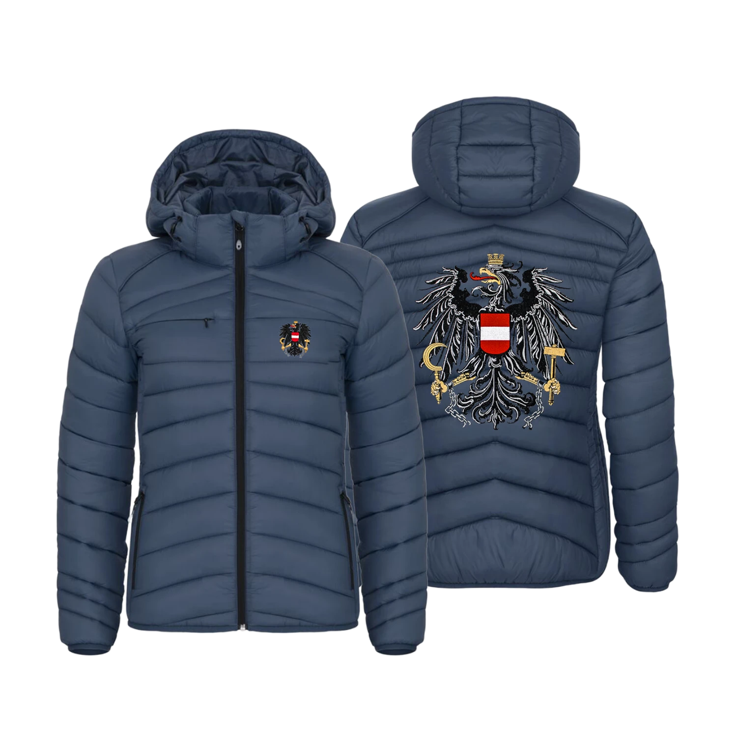 Österreich Adler Steppjacke