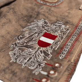 Österreich Adler Stick Lederhose
