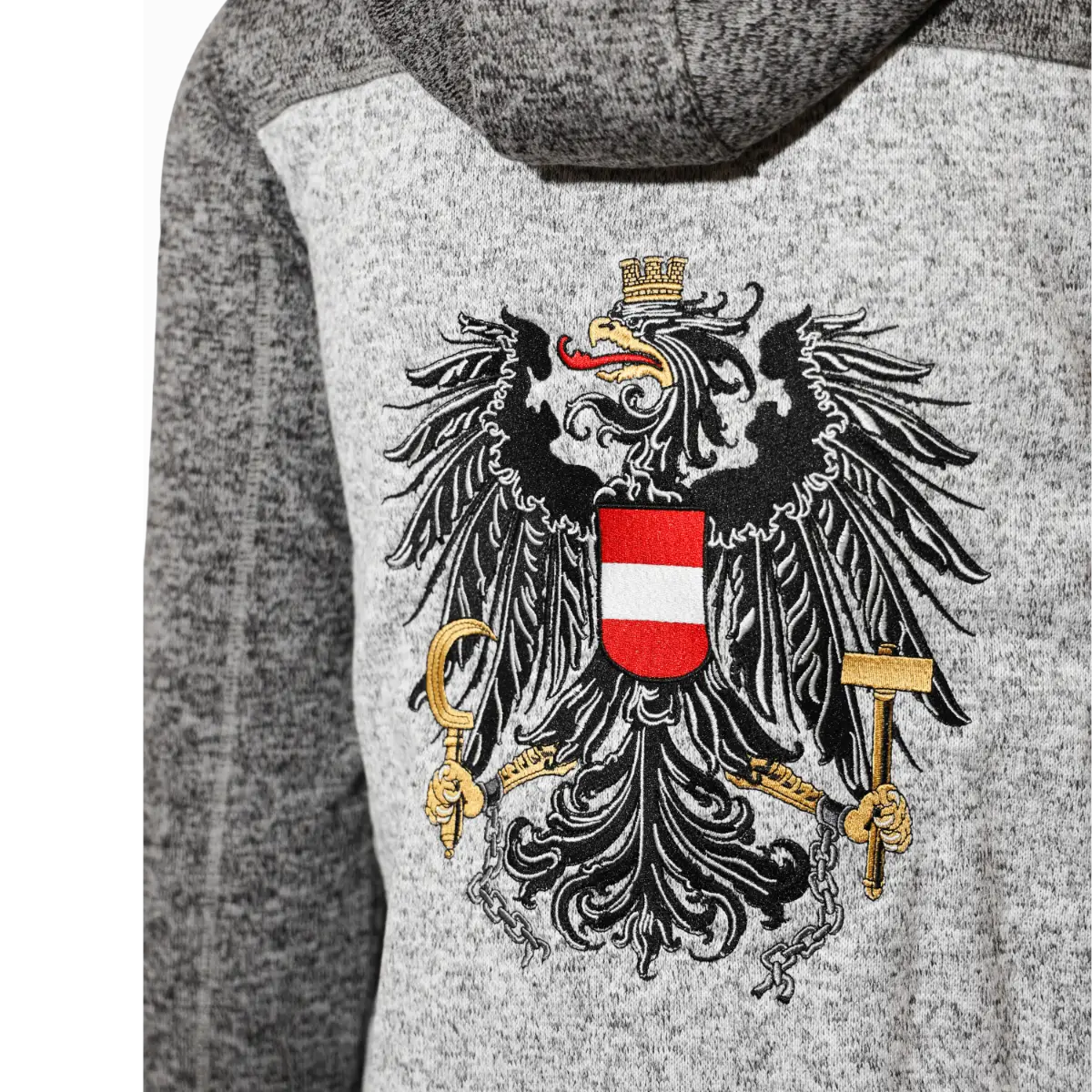 Österreich Adler Stickerei Herren Kultjacke