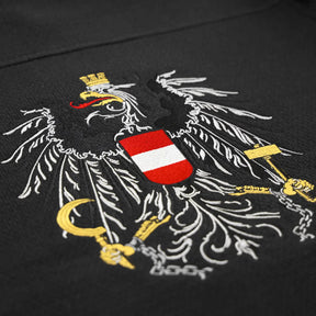 Österreich Kultjacke mit Kapuze - Strickoptik