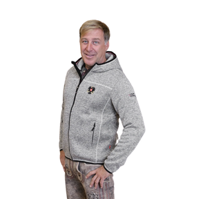 Österreich Kultjacke mit Kapuze - Strickoptik