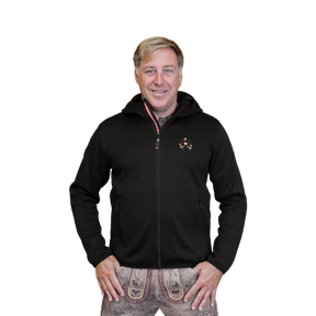 Österreich Kultjacke mit Kapuze - Strickoptik