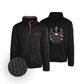 Österreich Kultjacke ohne Kapuze - Strickoptik