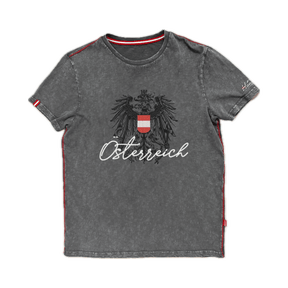 Österreich Adler T-Shirt Herren dunkelgrau