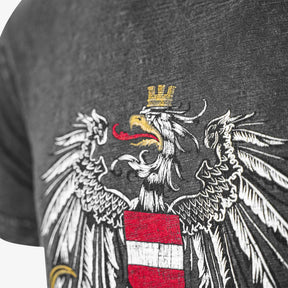 Österreich Adler T-Shirt Herren grau