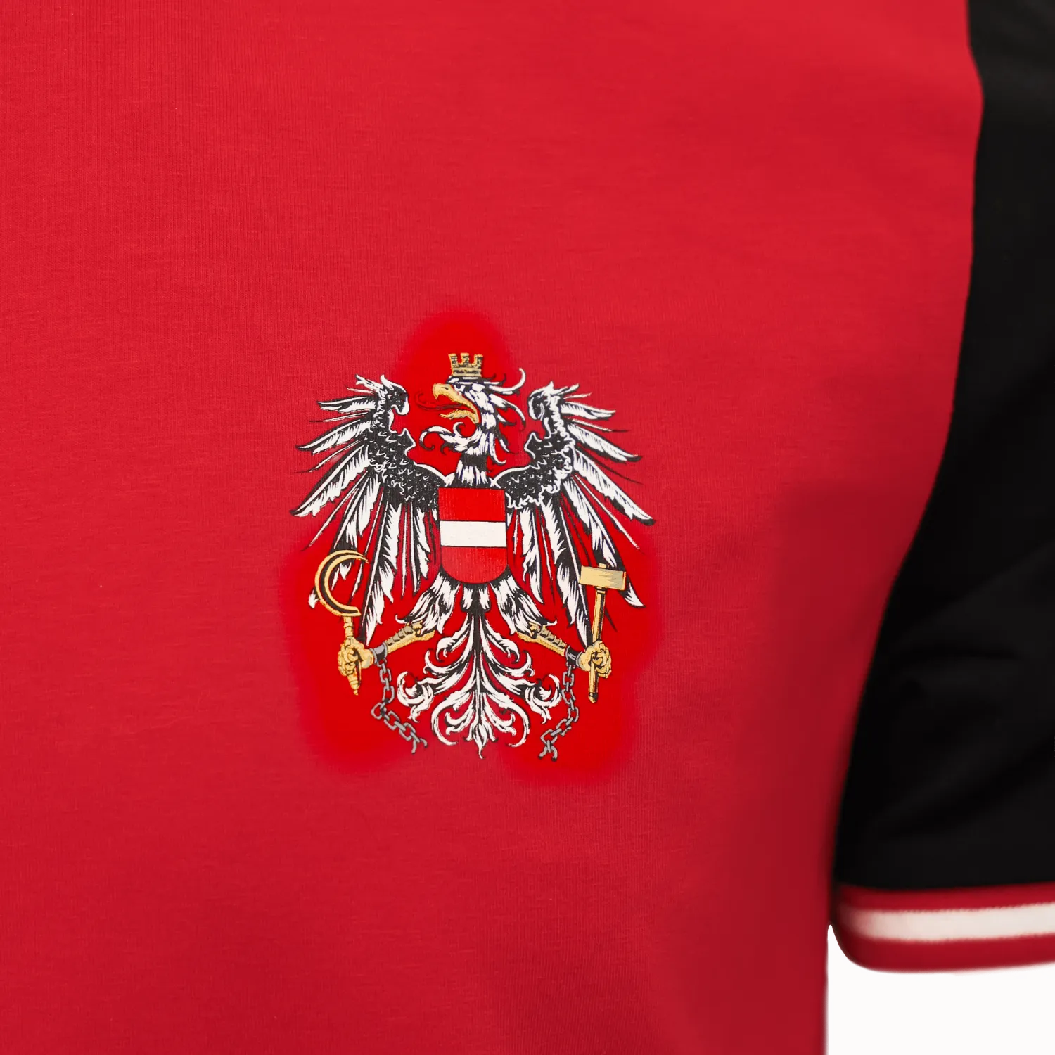 Österreich Adler T-Shirt Herren rot #Farbe_Rot