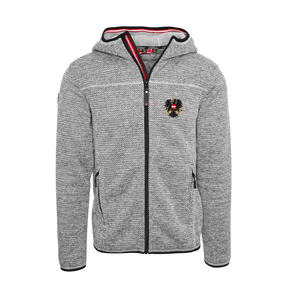 Österreich Kultjacke mit Kapuze - Strickoptik