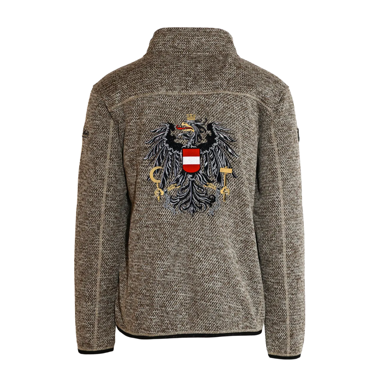 Österreich Kultjacke ohne Kapuze - Strickoptik