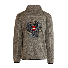 Österreich Kultjacke ohne Kapuze - Strickoptik