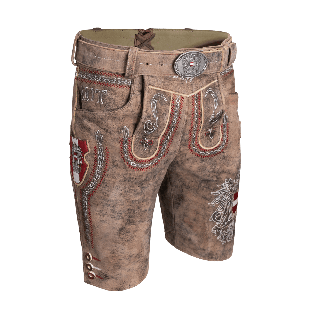 Österreich Adler Trachten Lederhose Herren