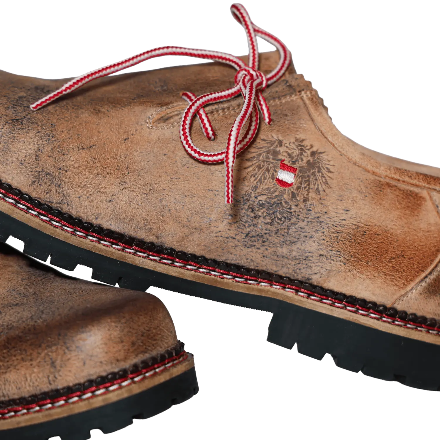 Österreich Adler Trachten Schuhe Herren