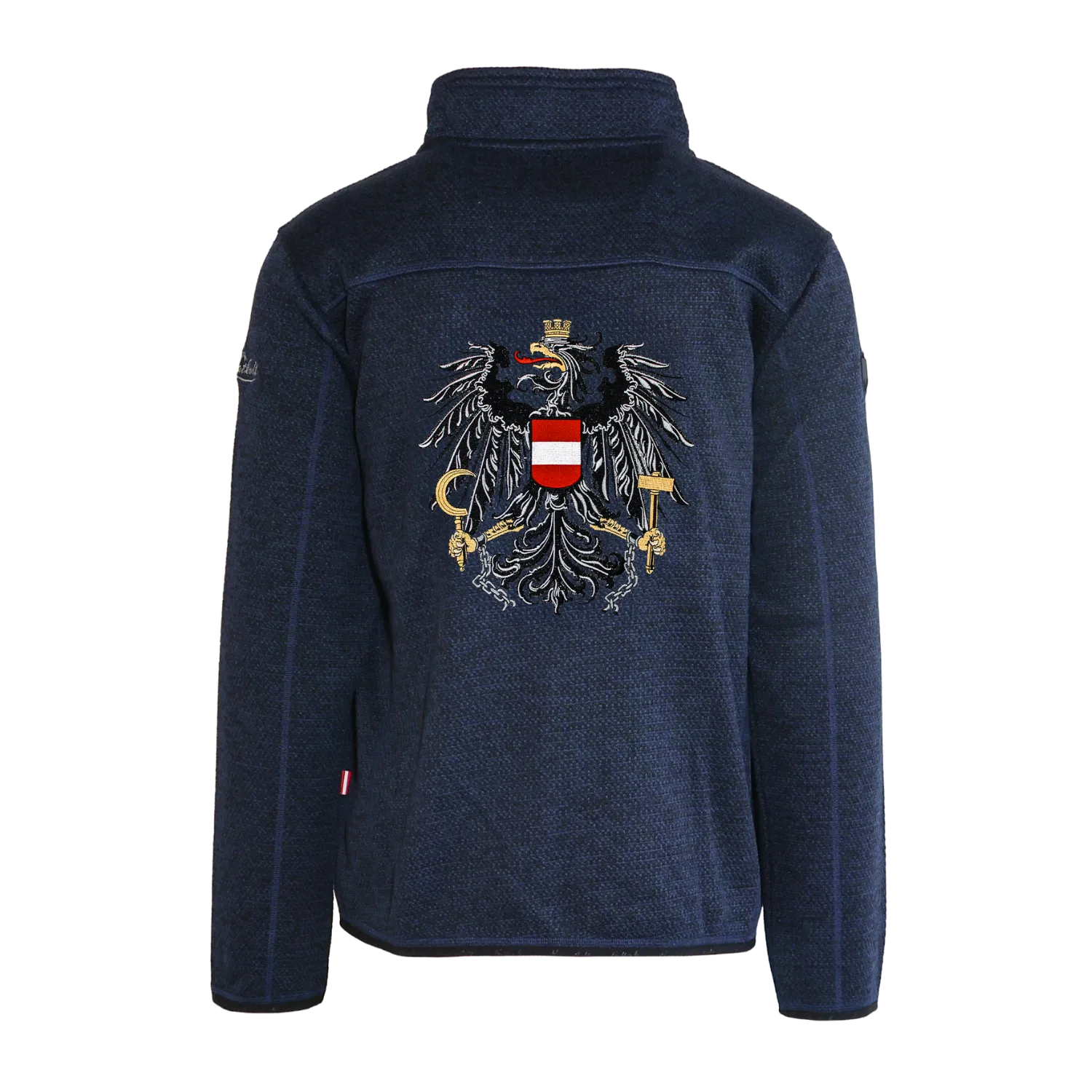 Österreich Kultjacke ohne Kapuze - Strickoptik