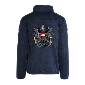 Österreich Kultjacke ohne Kapuze - Strickoptik