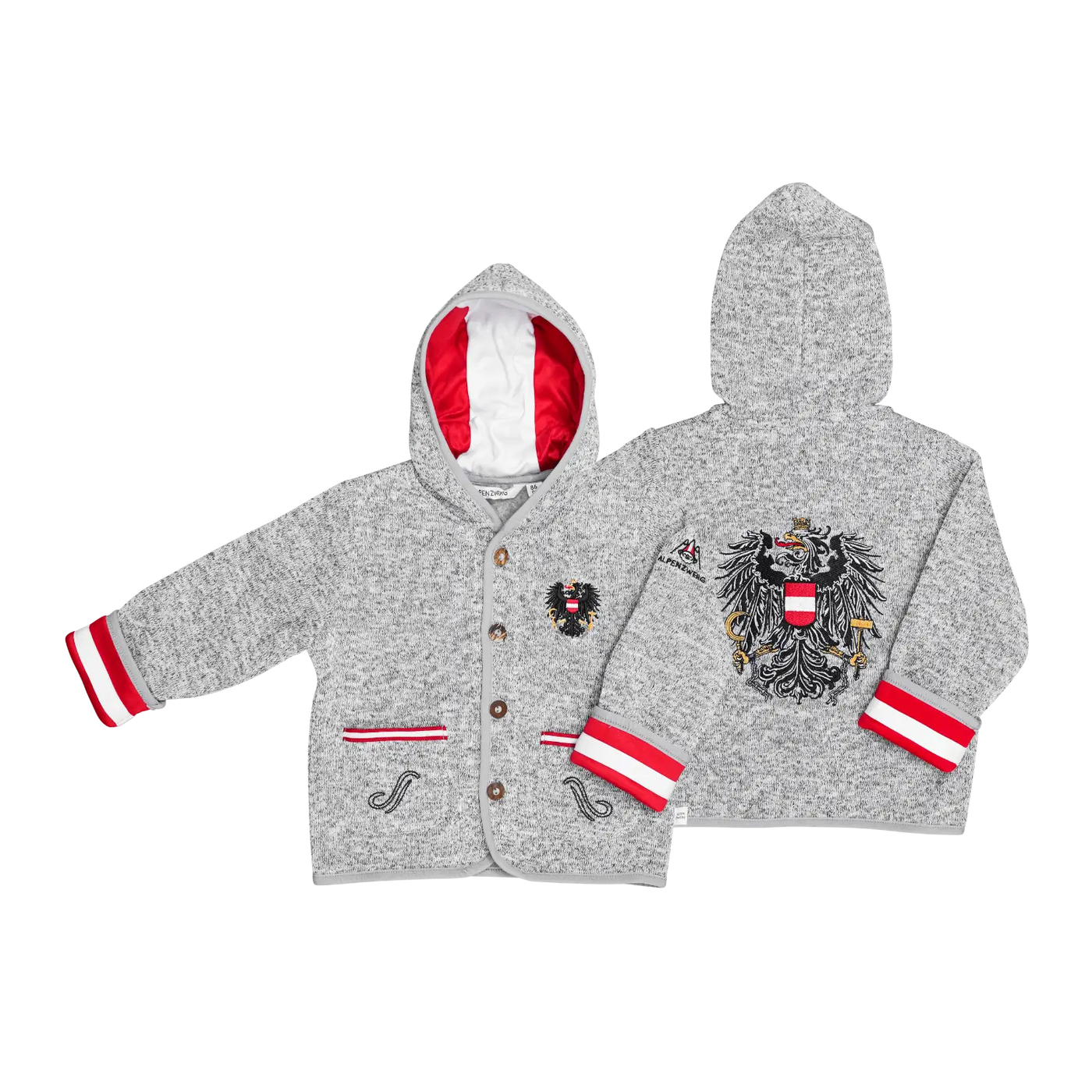 Österreich Adler Trachten Weste Kinder