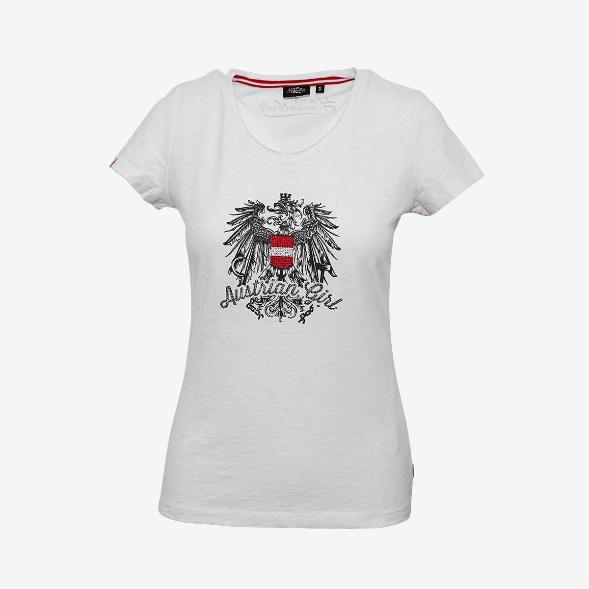 Österreich Adler Trachtenshirt #Farbe_Hellgrau
