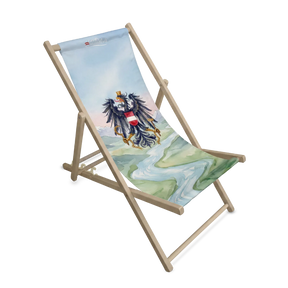 Österreich Adler Watercolor Liegestuhl