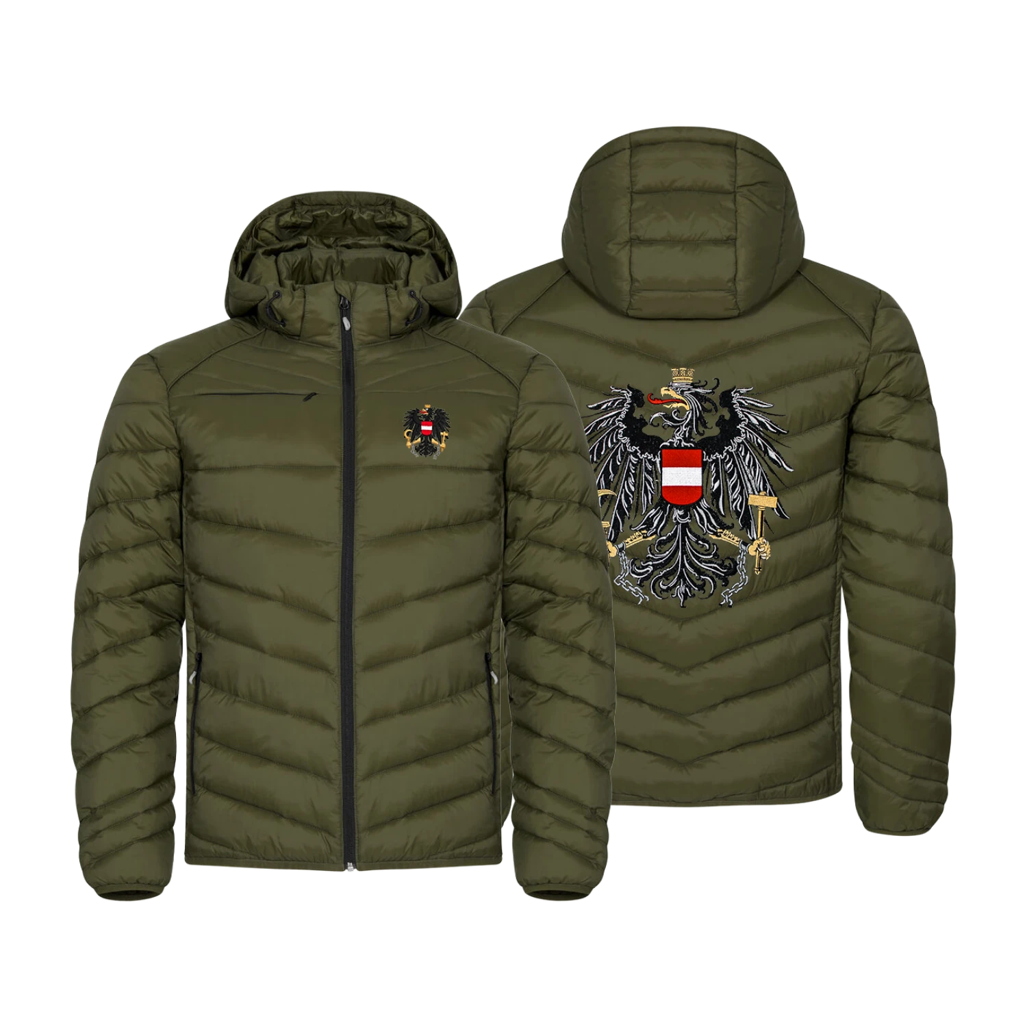 Österreich Adler Steppjacke