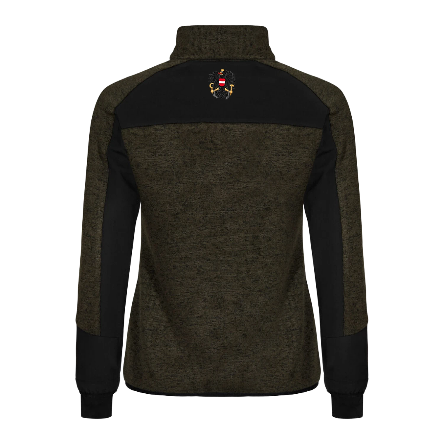 Österreich Adler Kultjacke Softshell-Fleece - Dunkelgrün