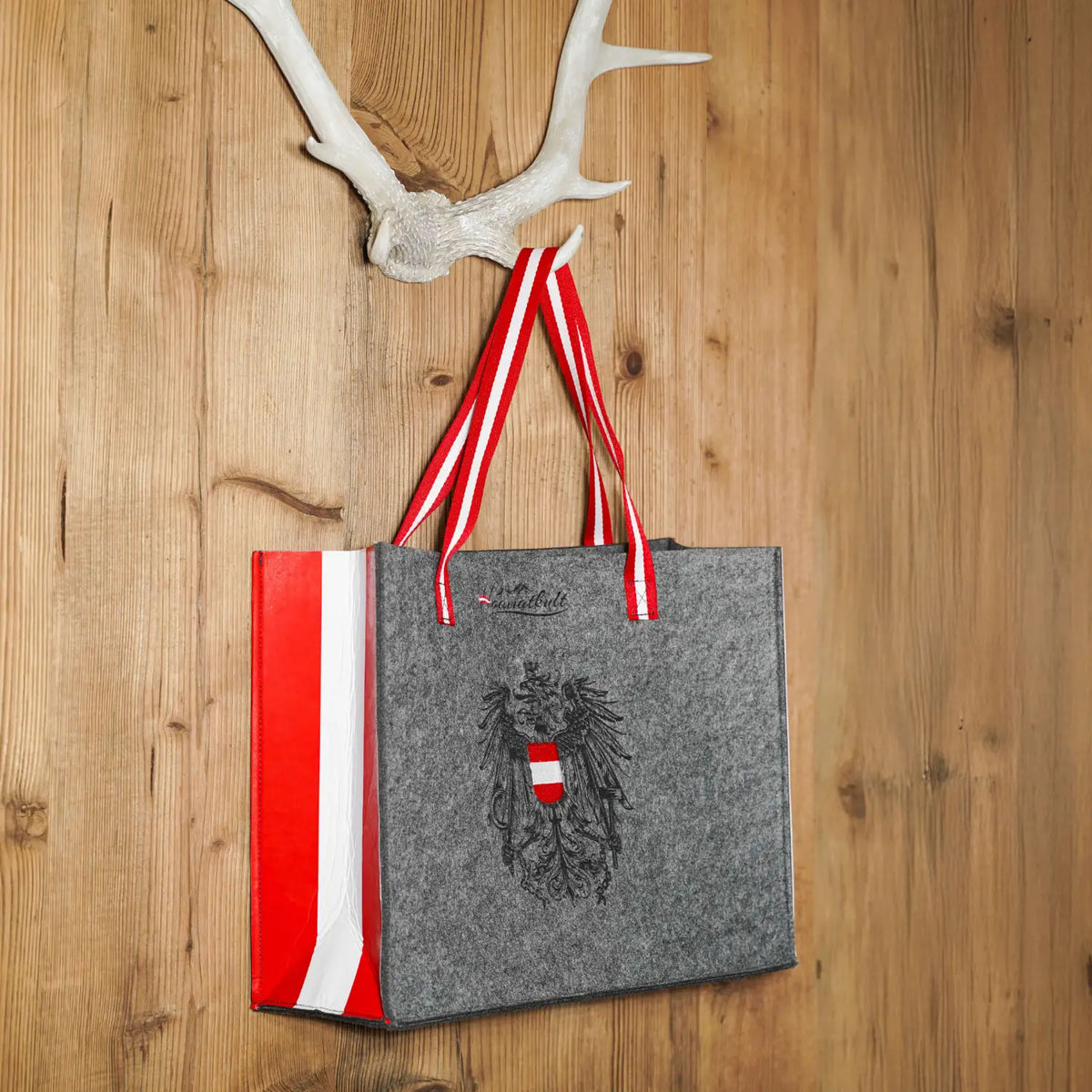 Österreich Filztasche Hoamatkult