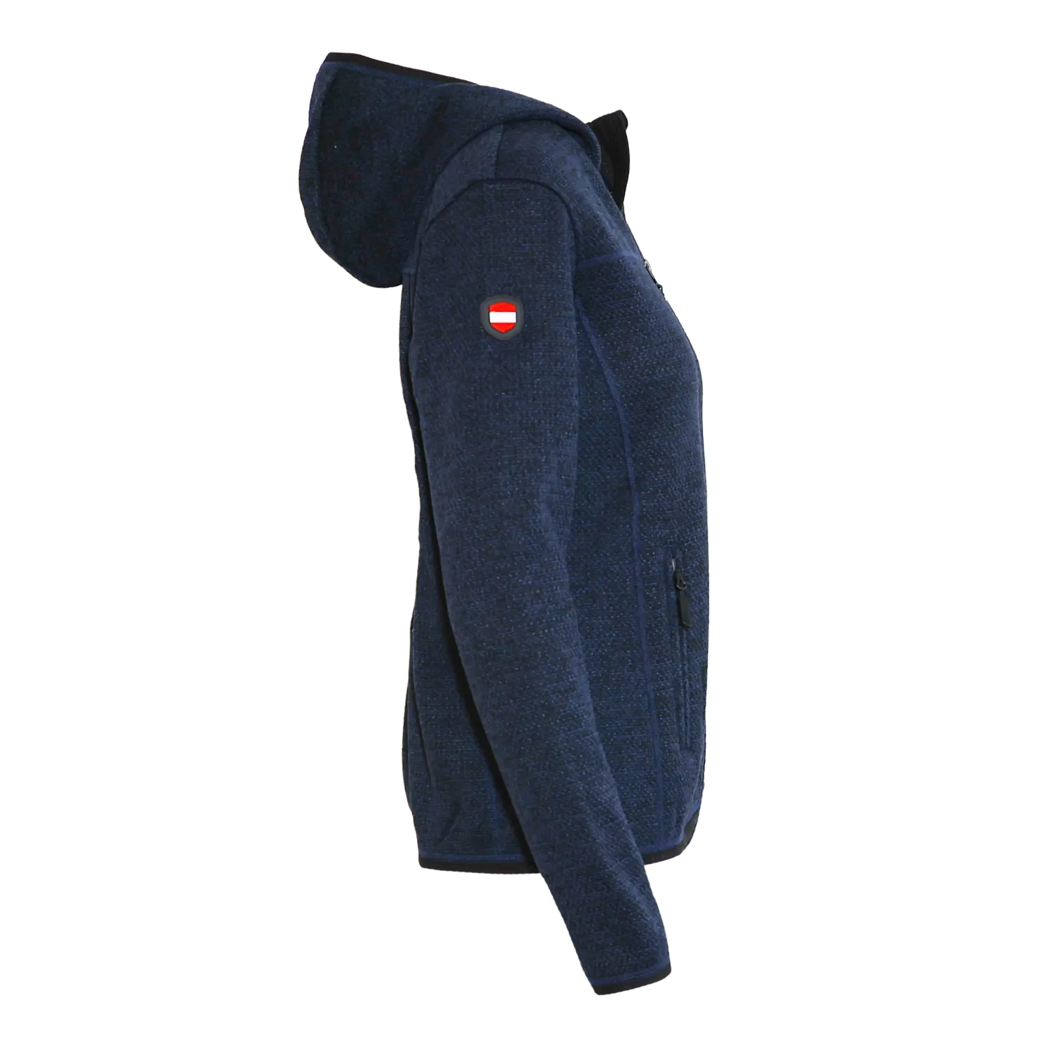 Österreich Kultjacke mit Kapuze - Strickoptik
