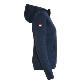 Österreich Kultjacke mit Kapuze - Strickoptik
