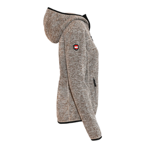 Österreich Kultjacke mit Kapuze - Strickoptik