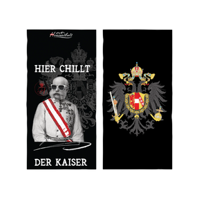 Österreich Kaiser Handtuch schwarz