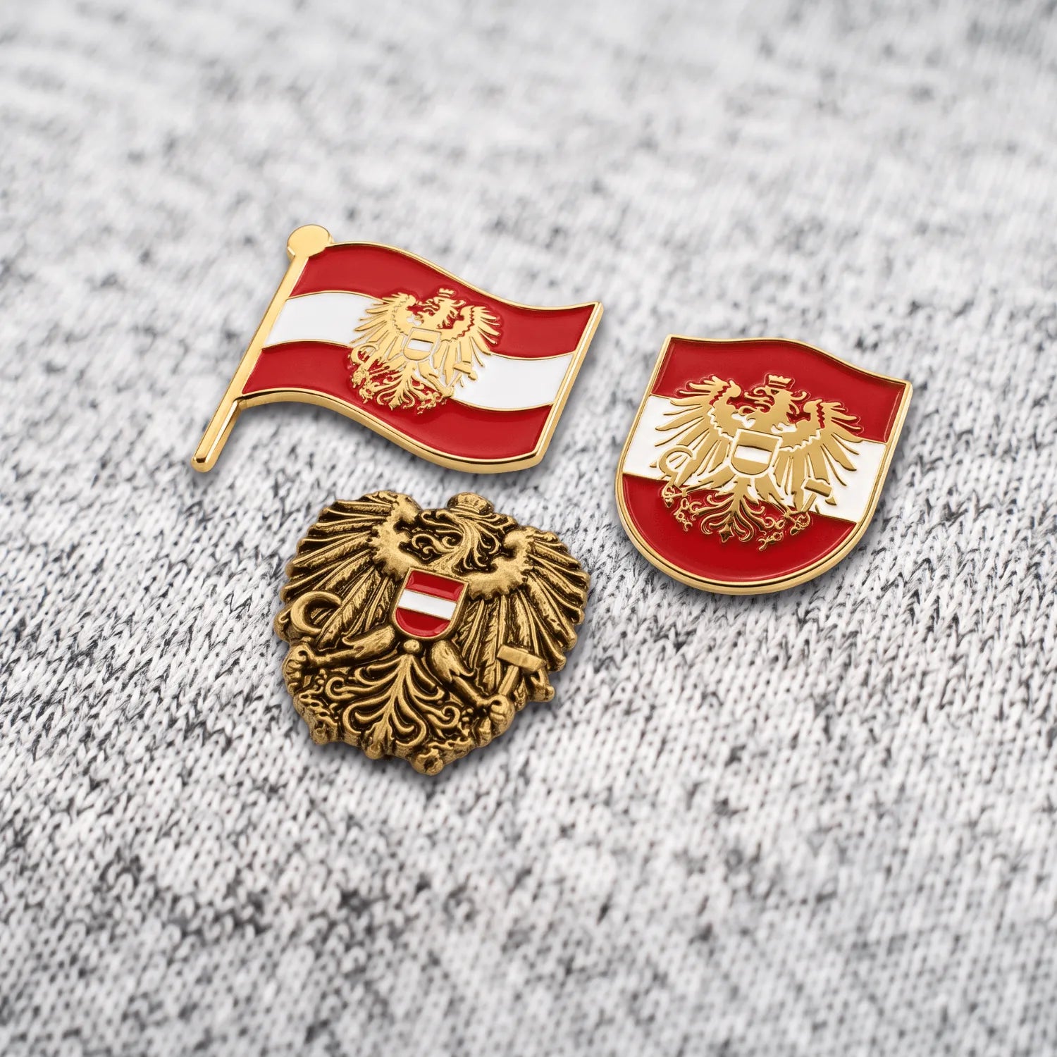 Österreich Kult Anstecker Set
