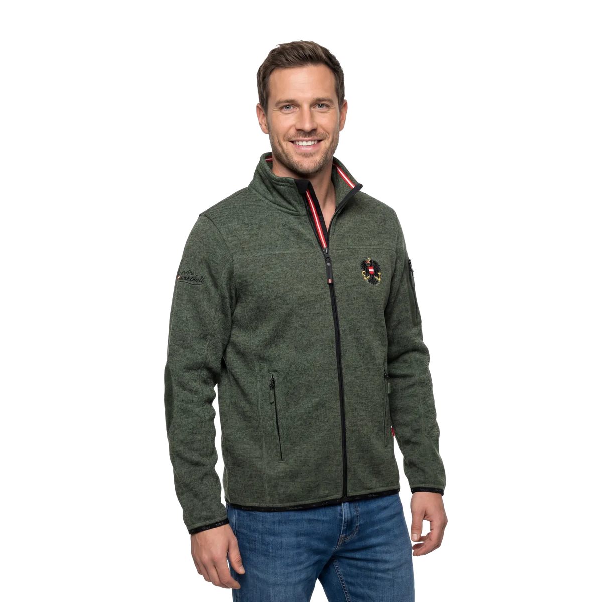 Österreich Kultjacke Wüdara dunkelgrün #Farbe_Dunkelgrün
