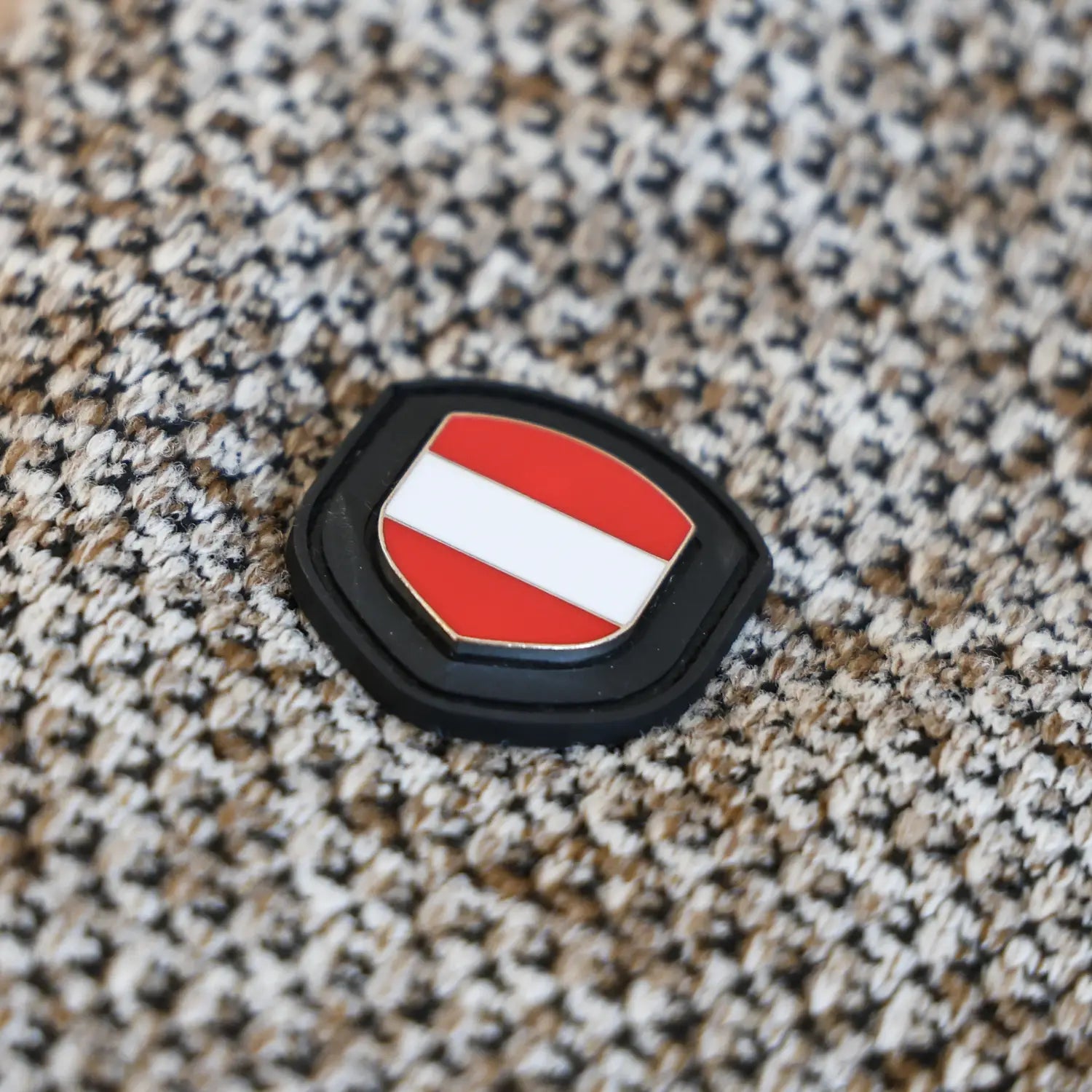 Österreich Kultjacke mit Kapuze - Strickoptik