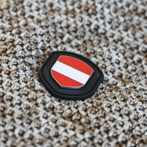 Österreich Kultjacke mit Kapuze - Strickoptik